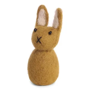 Small Bunny Hanging Decoration in Ochre by Gry & Sif