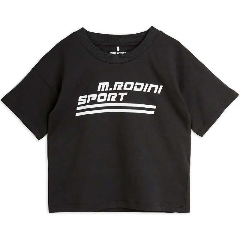 Sport T-shirt in Black by Mini Rodini - Last One In Stock - 80/86 (12-18 Months)