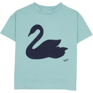 Swan Tee in Sea Green by Wynken - Last Ones In Stock - 2-4 Years