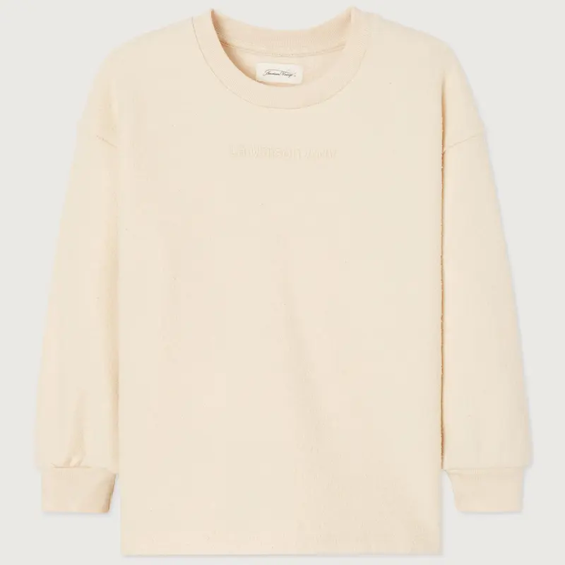 Bobypark Kid's Sweatshirt in Ecru by American Vintage