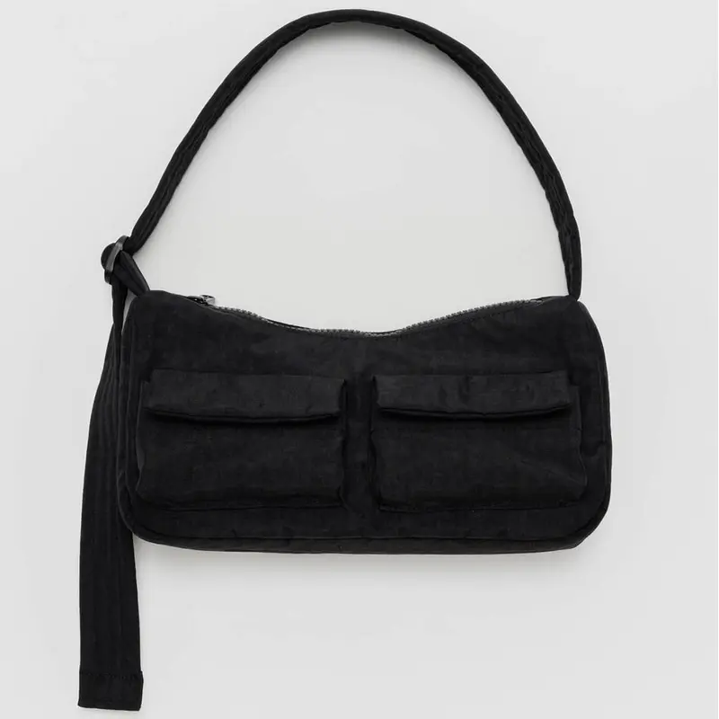 Cargo Shoulder Bag in Black by Baggu