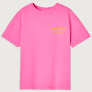 Fizvalley Kid's T Shirt in Fluo Pink by American Vintage