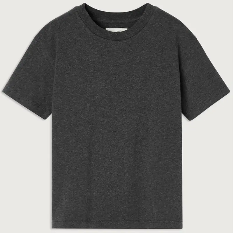 Gamipy Kid's Round Neck T Shirt in Anthracite by American Vintage