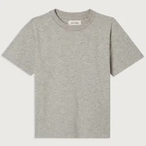 Gamipy Kid's Round Neck T Shirt in Polar Melange by American Vintage