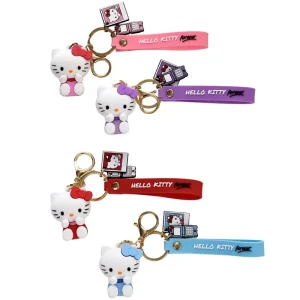 Hello Kitty 3D Character Keyring (Various Colours) by Take Care