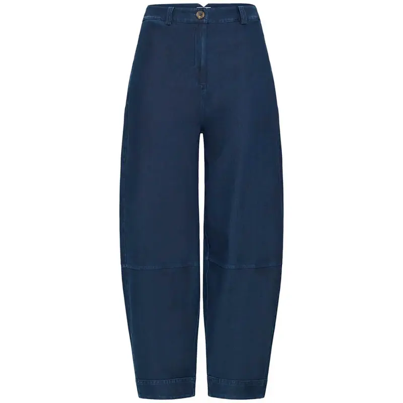 Kate Denim Pants in Dark Blue by ICHI