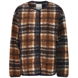 Kolira Jacket in Navy Check by ICHI