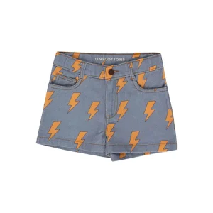Lightning Denim Shorts by Tinycottons - Last Ones In Stock - 2-4 Years