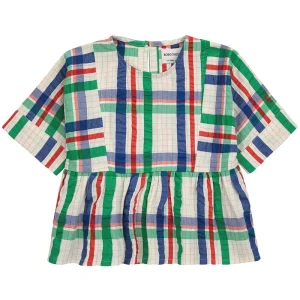 Madras Checks Woven Top by Bobo Choses - Last One In Stock - 8-9 Years
