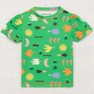 Maisie Tee in Clover Daleyden Fte by Misha & Puff - Last Ones In Stock - 3-6 Years