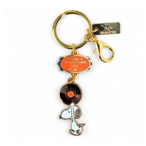 Peanuts The World's Best DJ Keyring by Magpie