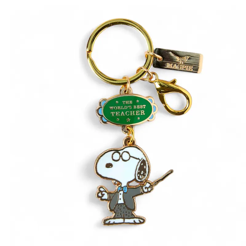 Peanuts The World's Best Teacher Keyring by Magpie