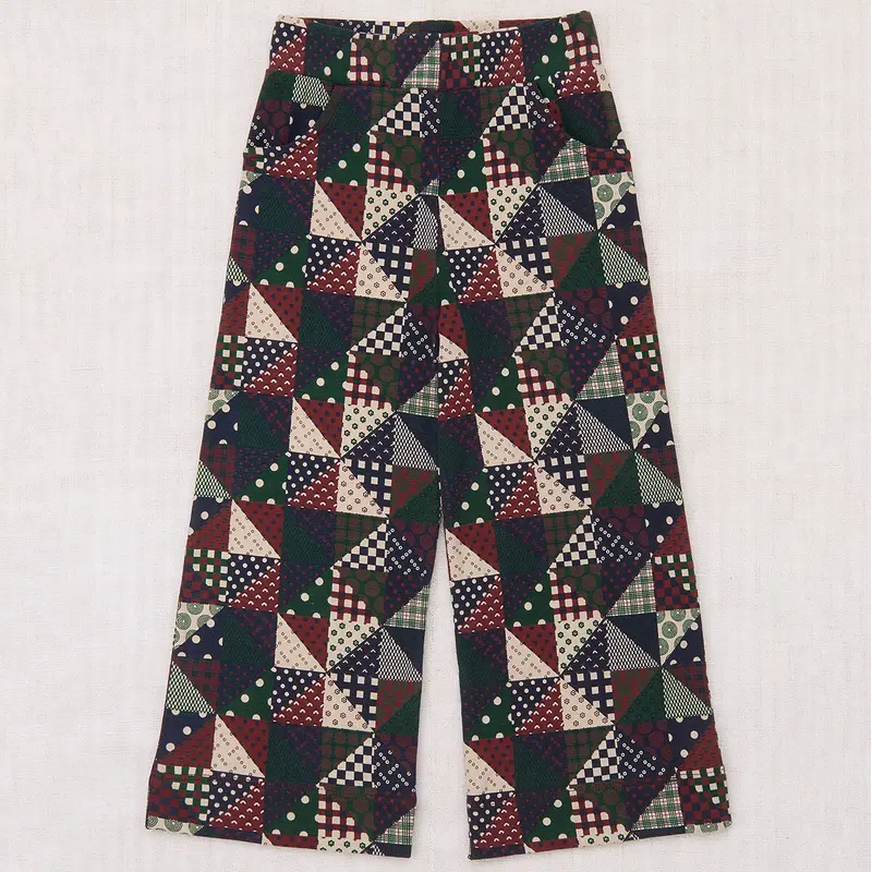 A-Pant in Madder Root Patchwork by Misha & Puff