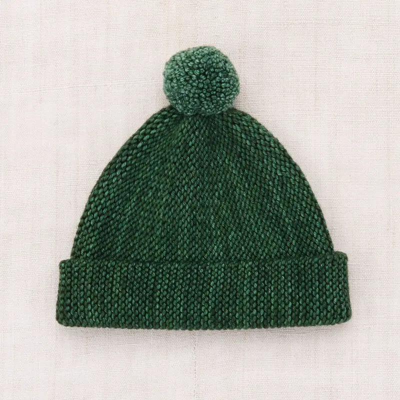 Baby Garter Hat in Laurel by Misha & Puff