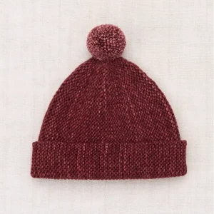 Baby Garter Hat in Madder Root by Misha & Puff