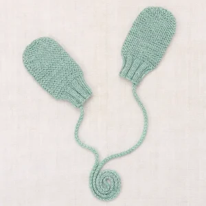Baby Safe Harbor Mittens in Sage by Misha & Puff