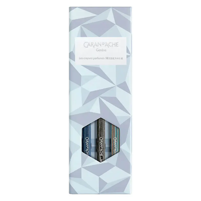Caran d'Ache Box 3 Scented Pencils La Maison Alpine Frost by Caran d'Ache