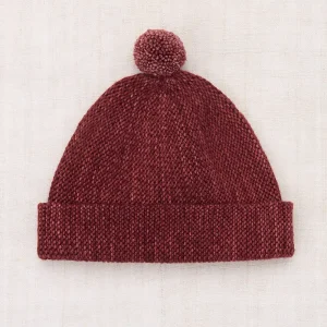 Garter Hat in Madder Root by Misha & Puff