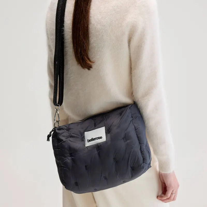 Hobel Bag in Black Sand by Bellerose