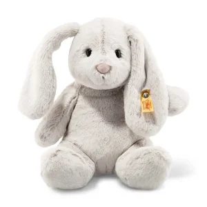 Hoppie Rabbit (28cm) in Light Grey by Steiff