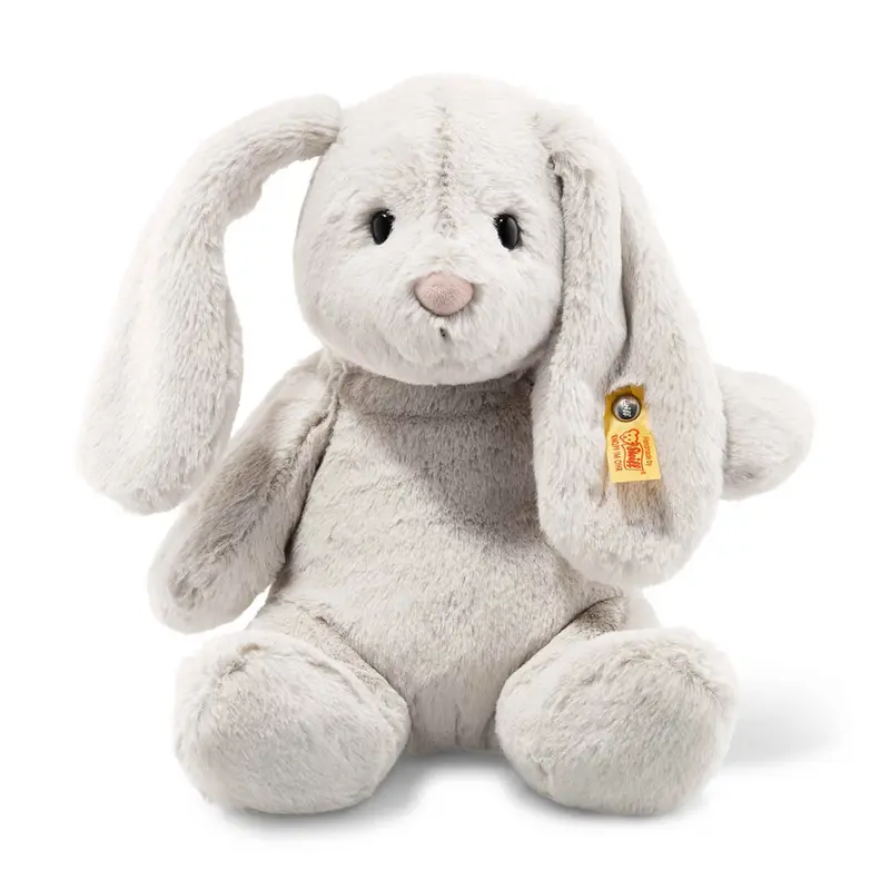 Hoppie Rabbit (28cm) in Light Grey by Steiff