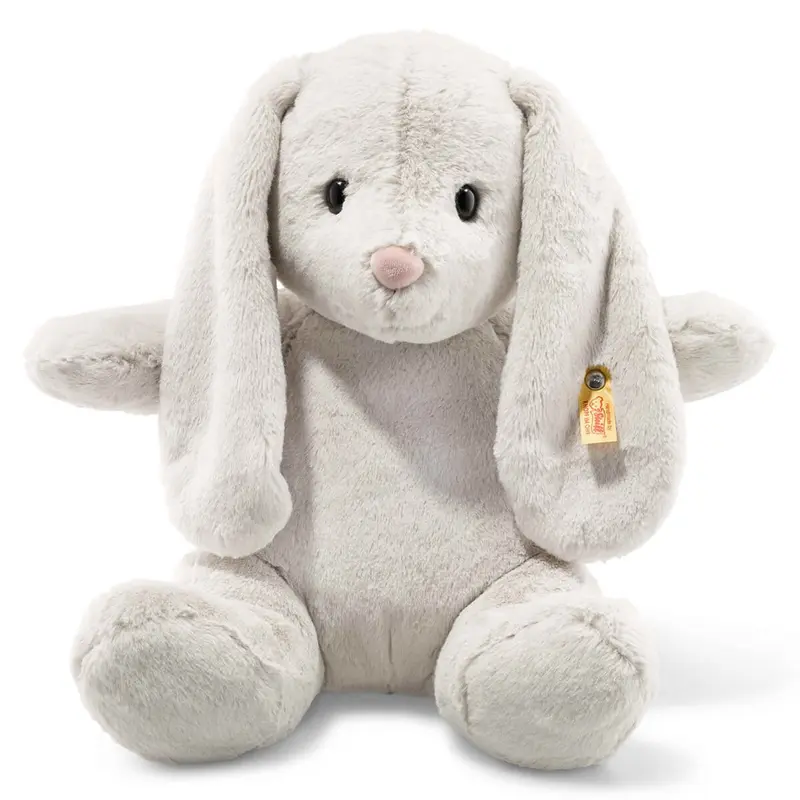 Hoppie Rabbit (38cm) in Light Grey by Steiff