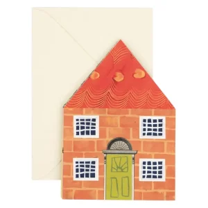 House Concertina Greetings Card by Hadley