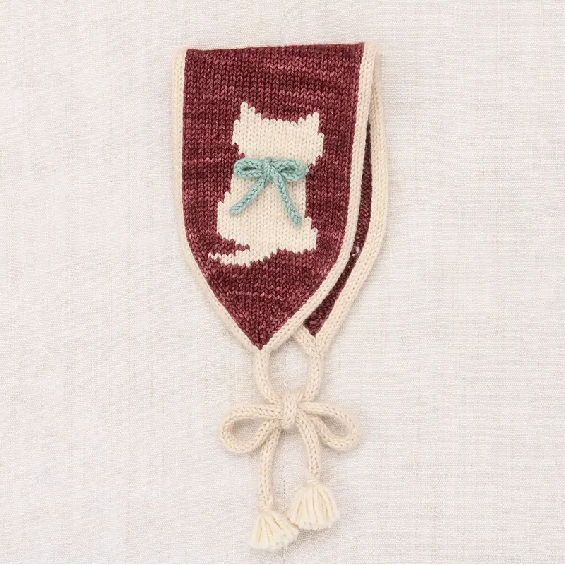 Kitten Headwarmer in Madder Root by Misha & Puff