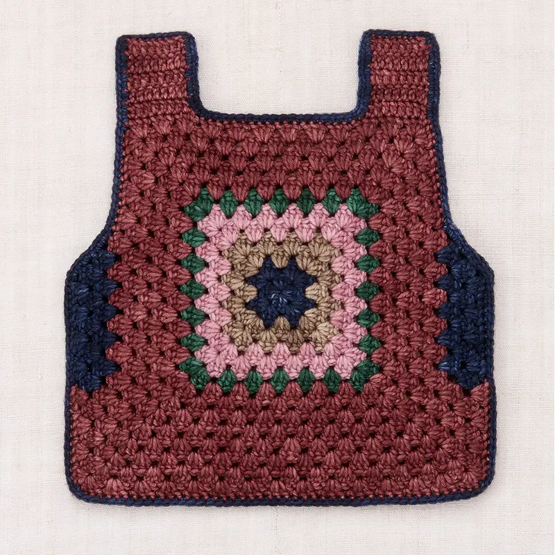 Lake House Vest in Madder Root by Misha & Puff