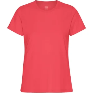 Light Tee in Red Tangerine by Colorful Standard