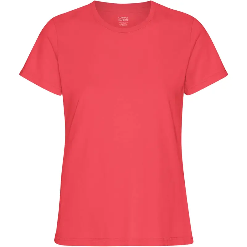 Light Tee in Red Tangerine by Colorful Standard