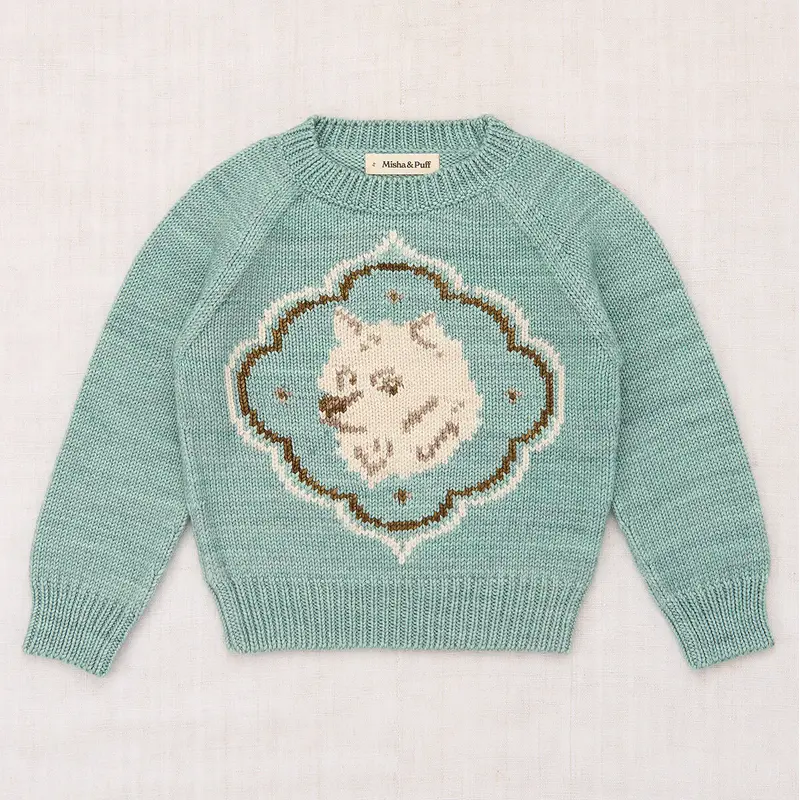 Royal Dog Sweater in Sage by Misha & Puff