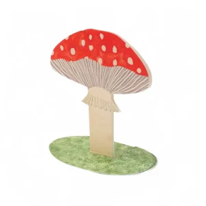 Toadstool Stand-Up Greetings Card by Hadley