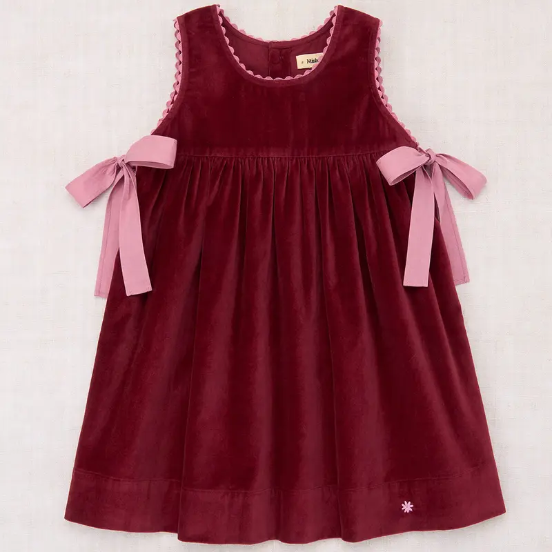 Velvet Esme Dress in Madder Root by Misha & Puff