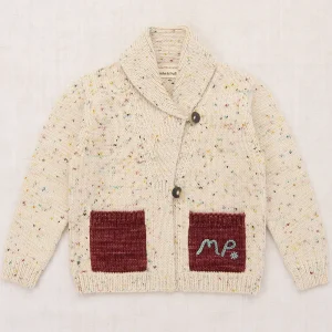 Yearling Shawl Collar Cardigan in Snowglobe Confetti by Misha & Puff