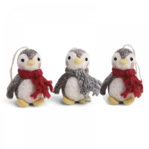 Baby Penguins Hanging Christmas Decorations by Gry & Sif