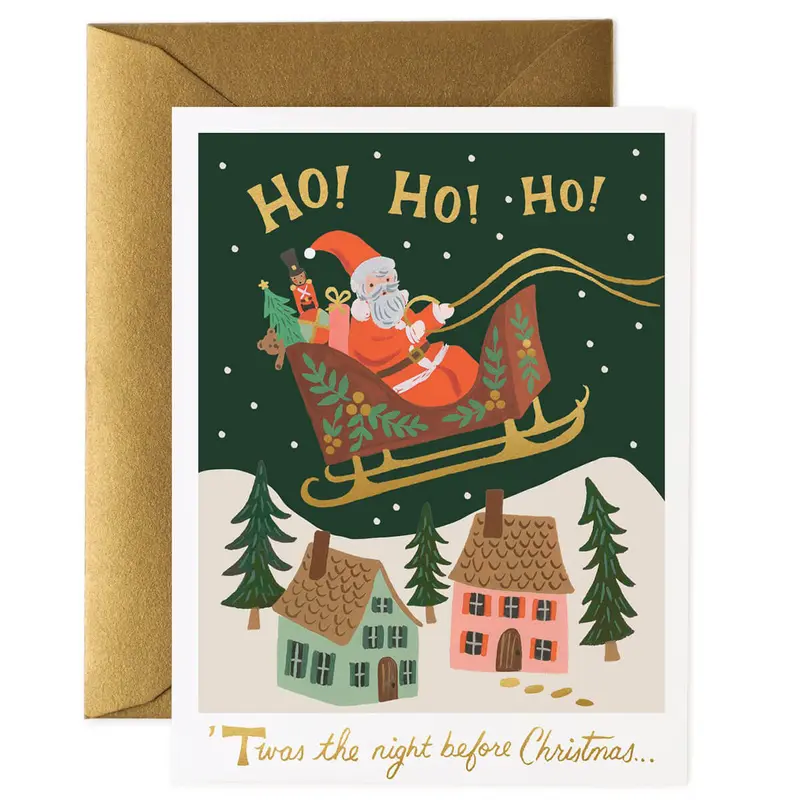Christmas Delivery Christmas Greetings Card By Rifle Paper Co.