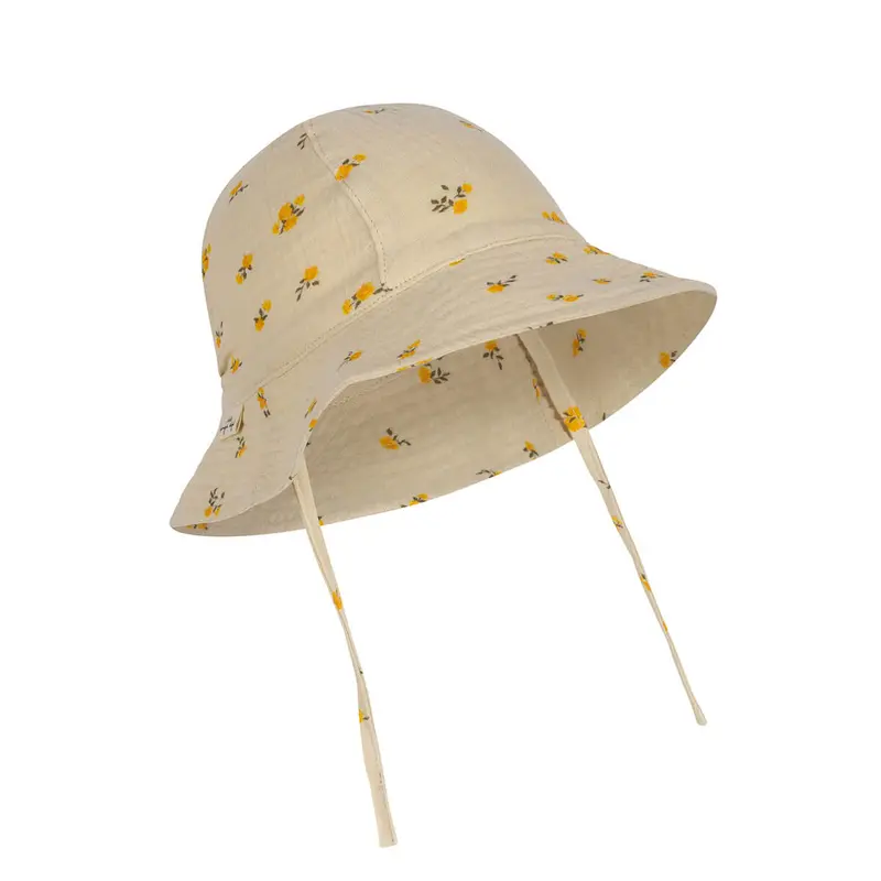 Coco Baby Sun Hat in Bonderose Soleil by Konges Sljd - Last One In Stock - 0-3 Months