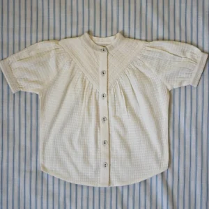Essential Blouse in Natural by Bonjour - Last Ones In Stock - 4-8 Years