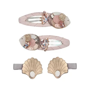 Fish And Shell Clic Clac Hair Clips by Mimi & Lula