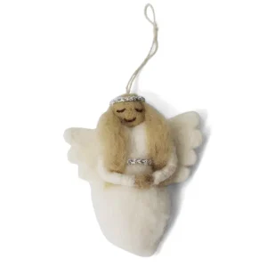 Gloria Angel Hanging Christmas Decoration by Gry & Sif