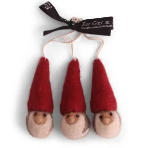 Gnomes Hanging Christmas Decorations by Gry & Sif