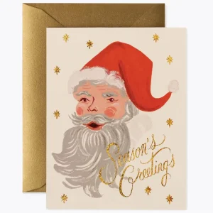 Greetings From Santa Christmas Greetings Card By Rifle Paper Co.