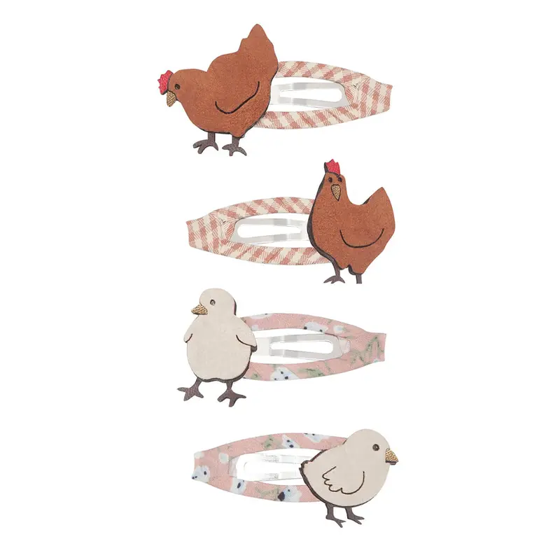 Mother Hen And Chicks Clic Clac Hair Clips by Mimi & Lula