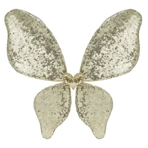 Sparkle Sequin Wings in Gold by Mimi & Lula