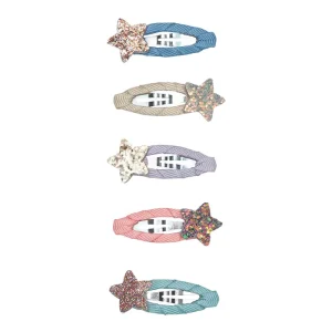 Stellina Mini Clic Clac Hair Clips in Multicolours by Mimi & Lula