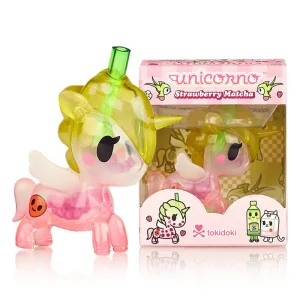 Strawberry Matcha Unicorno Figure (Limited Edition) by Tokidoki