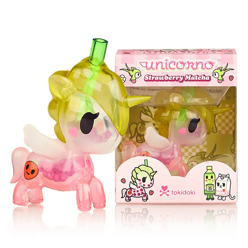 Strawberry Matcha Unicorno Figure (Limited Edition) by Tokidoki