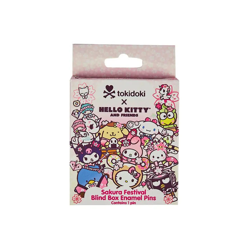 Tokidoki x Hello Kitty and Friends Sakura Festival Enamel Pin Blind Box by Tokidoki