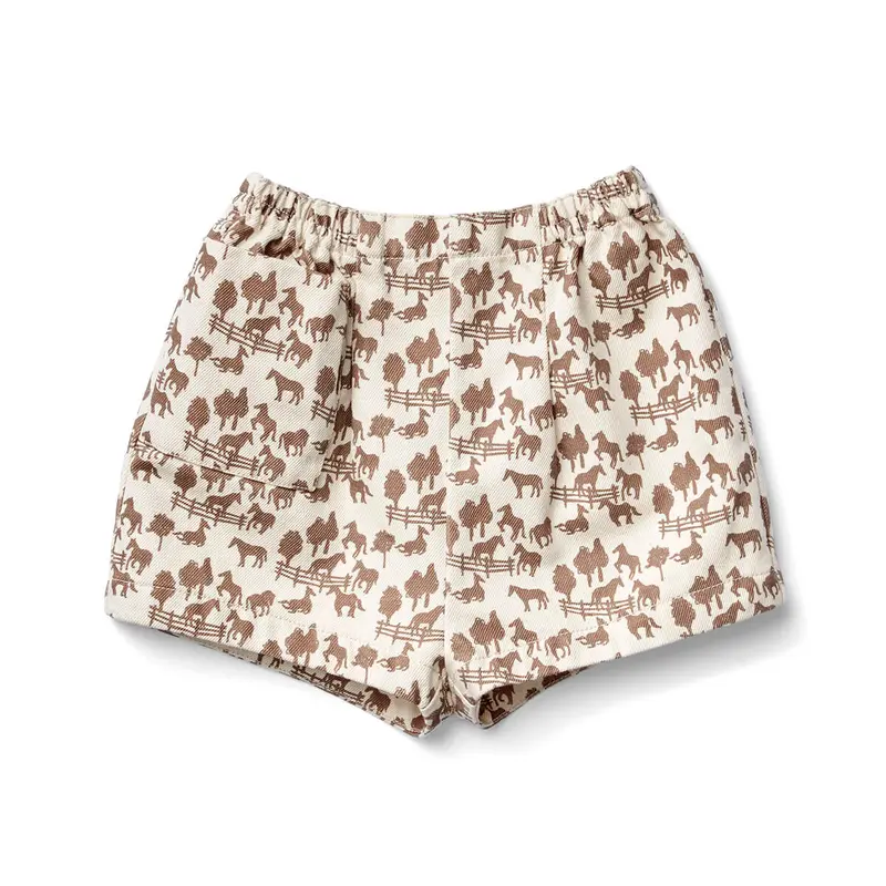 Trude Short in Horse Toile Print by Soor Ploom - Last Ones In Stock - 6-12 Years